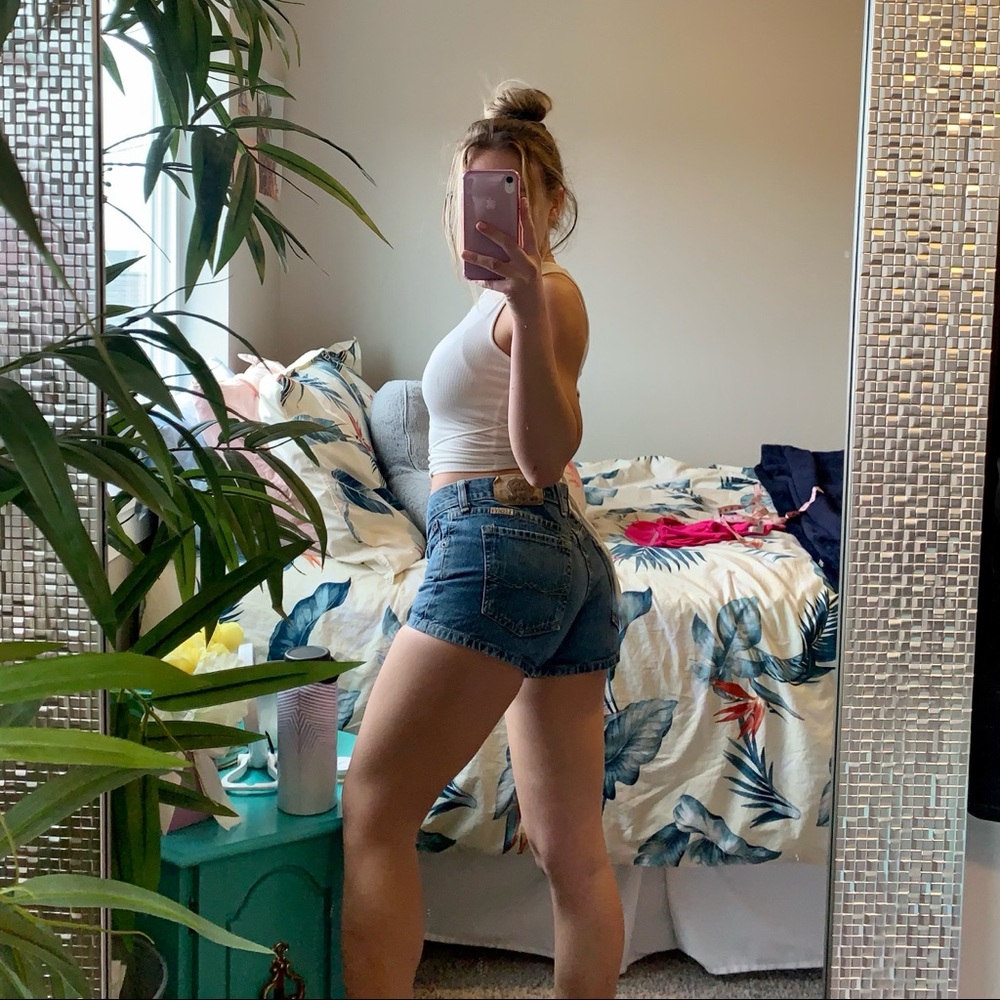 SOLD Ultra Rare Label Y2K Jean Shorts